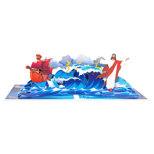 Christian Pop-Up Card Jesus Walking on Water Magic Ants