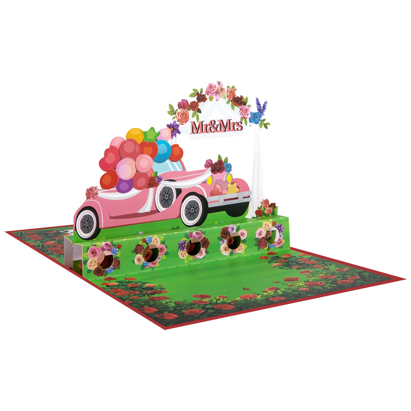 Wedding Pop Up Money Gift Card - 3D Wedding Card Greeting Card with Cash & Gift Card Holder Magic Ants