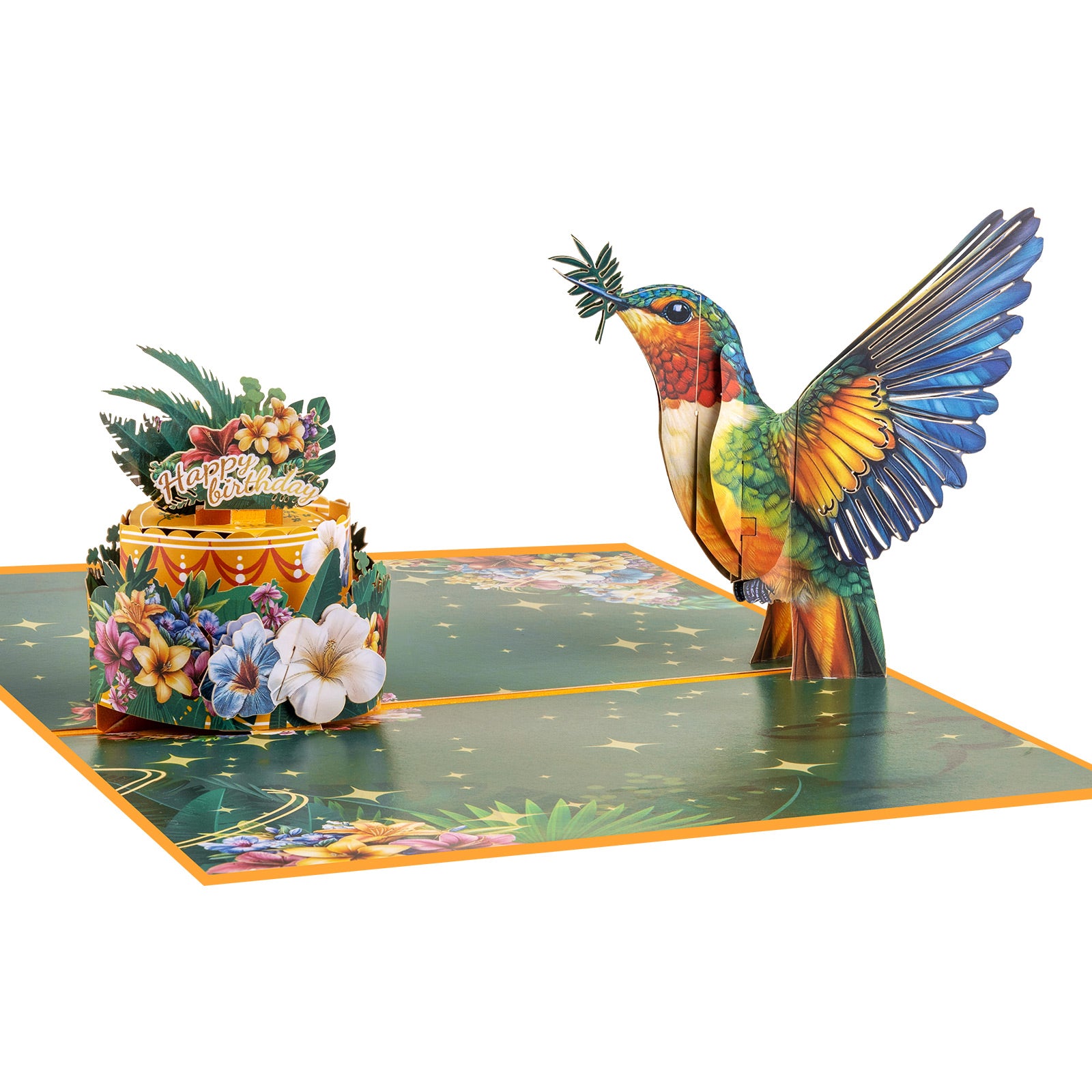 Hummingbird Birthday Pop-Up Card Magic Ants
