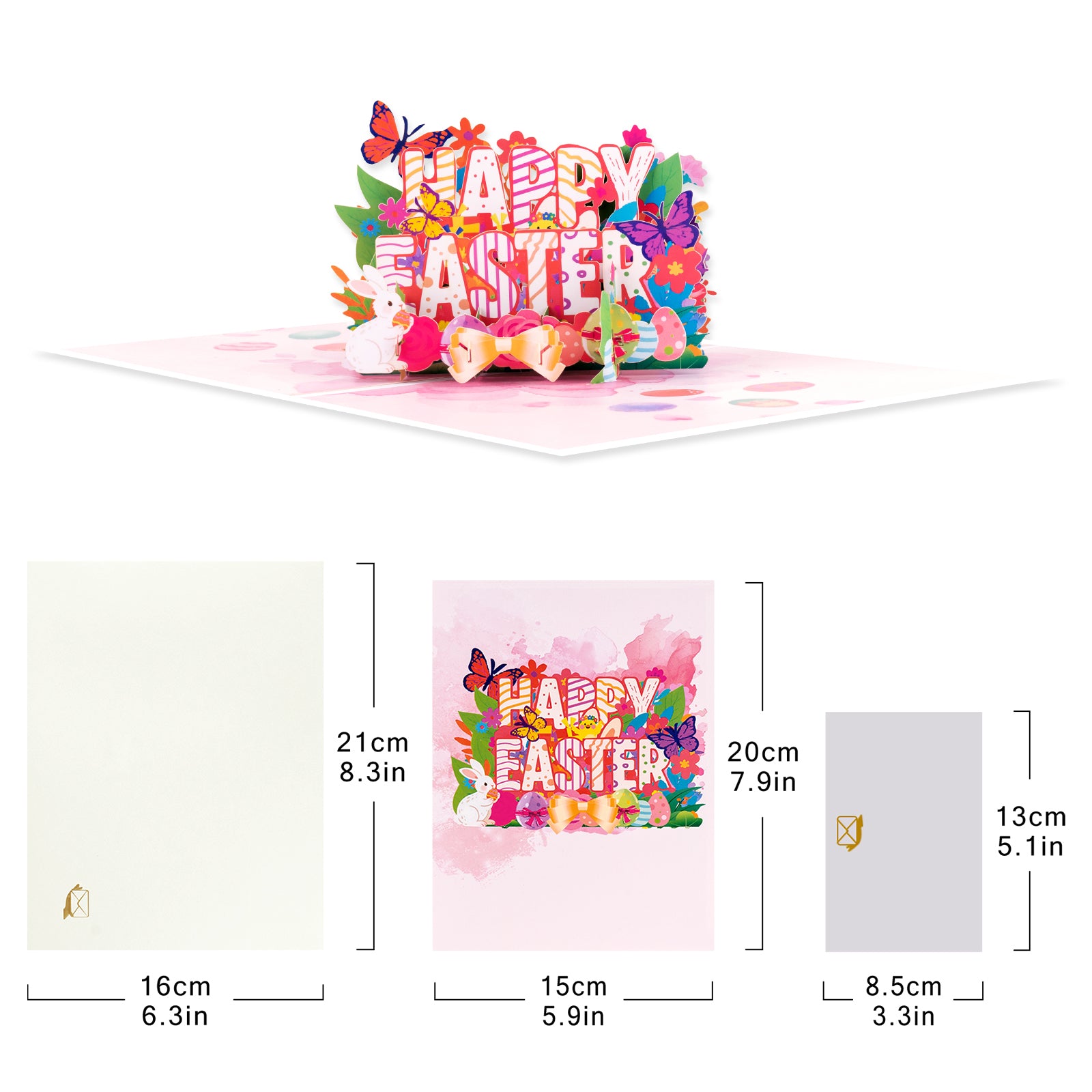 Happy Easter Pop-Up Card | Classic Easter Greeting Magic Ants