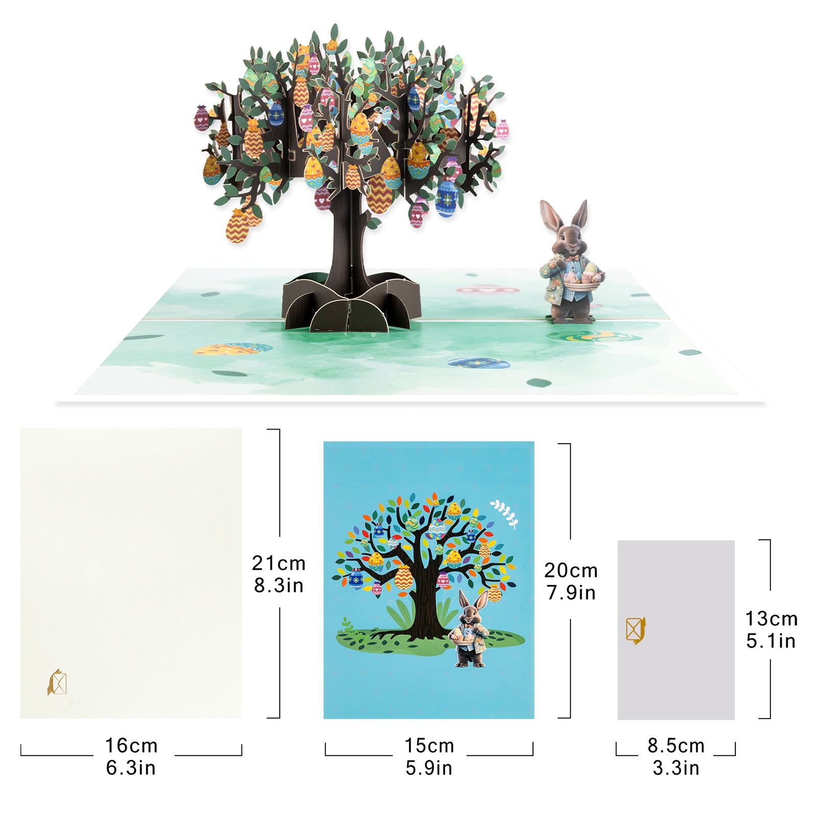 Easter Pop-Up Card | Easter Egg Tree Design Magic Ants