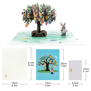 Easter Pop-Up Card | Easter Egg Tree Design Magic Ants