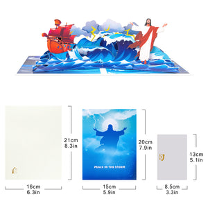 Christian Pop-Up Card Jesus Walking on Water Magic Ants