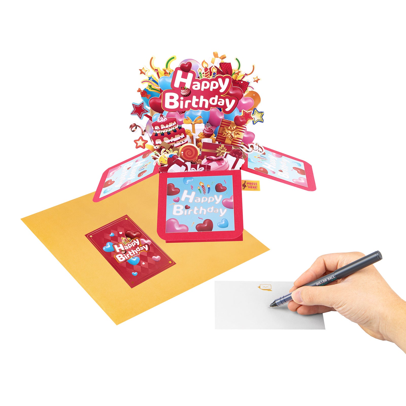 Musical Birthday Pop-Up Card for Sweet Celebrations Magic Ants