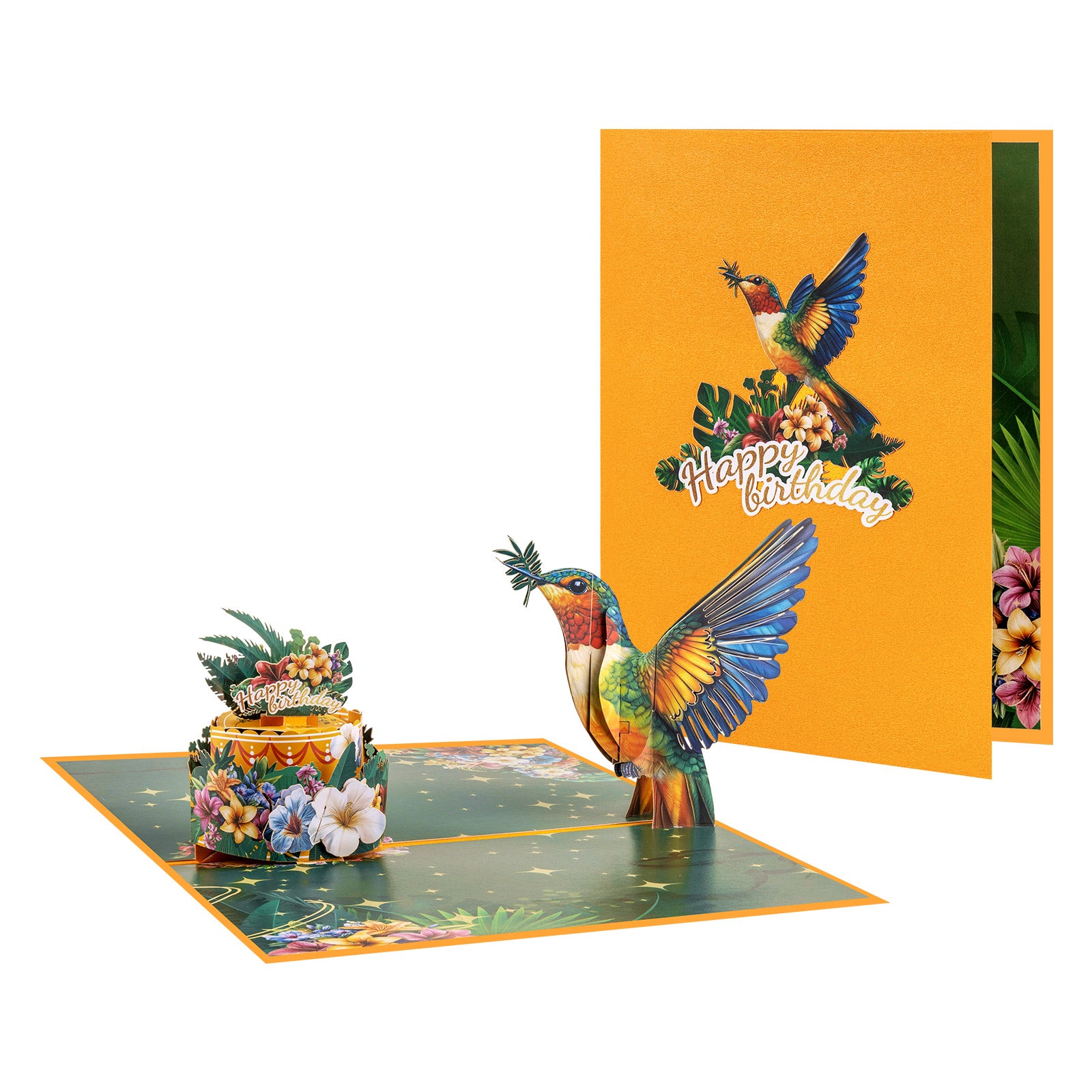 Hummingbird Birthday Pop-Up Card Magic Ants