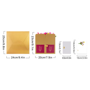 Musical Birthday Pop-Up Card with Tulip Flowers Magic Ants