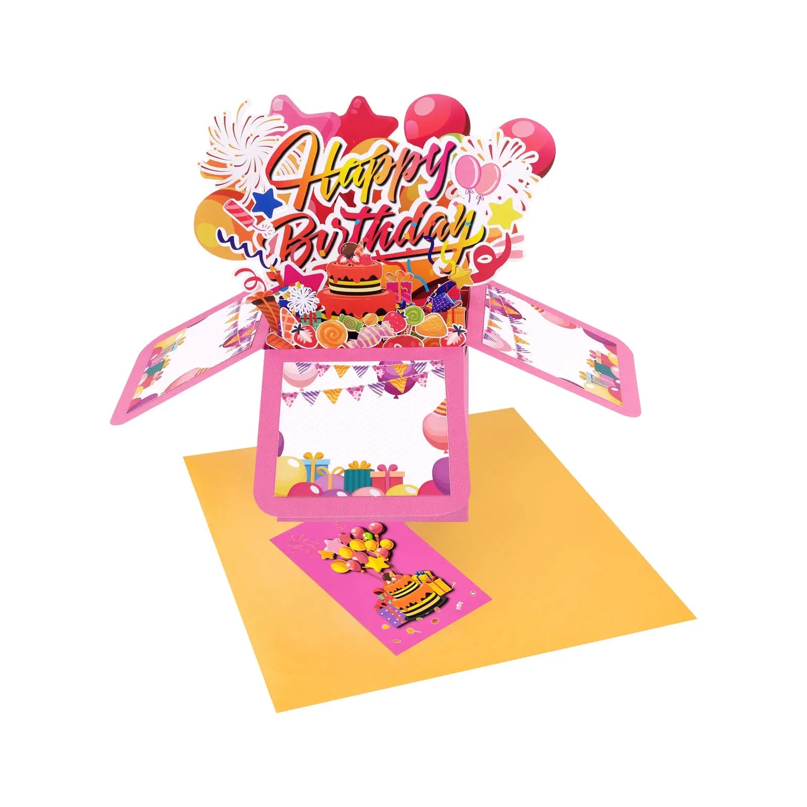 Birthday Celebration Box Pop Up Card - 3D Foldable Box | Creative Birthday Surprise Magic Ants