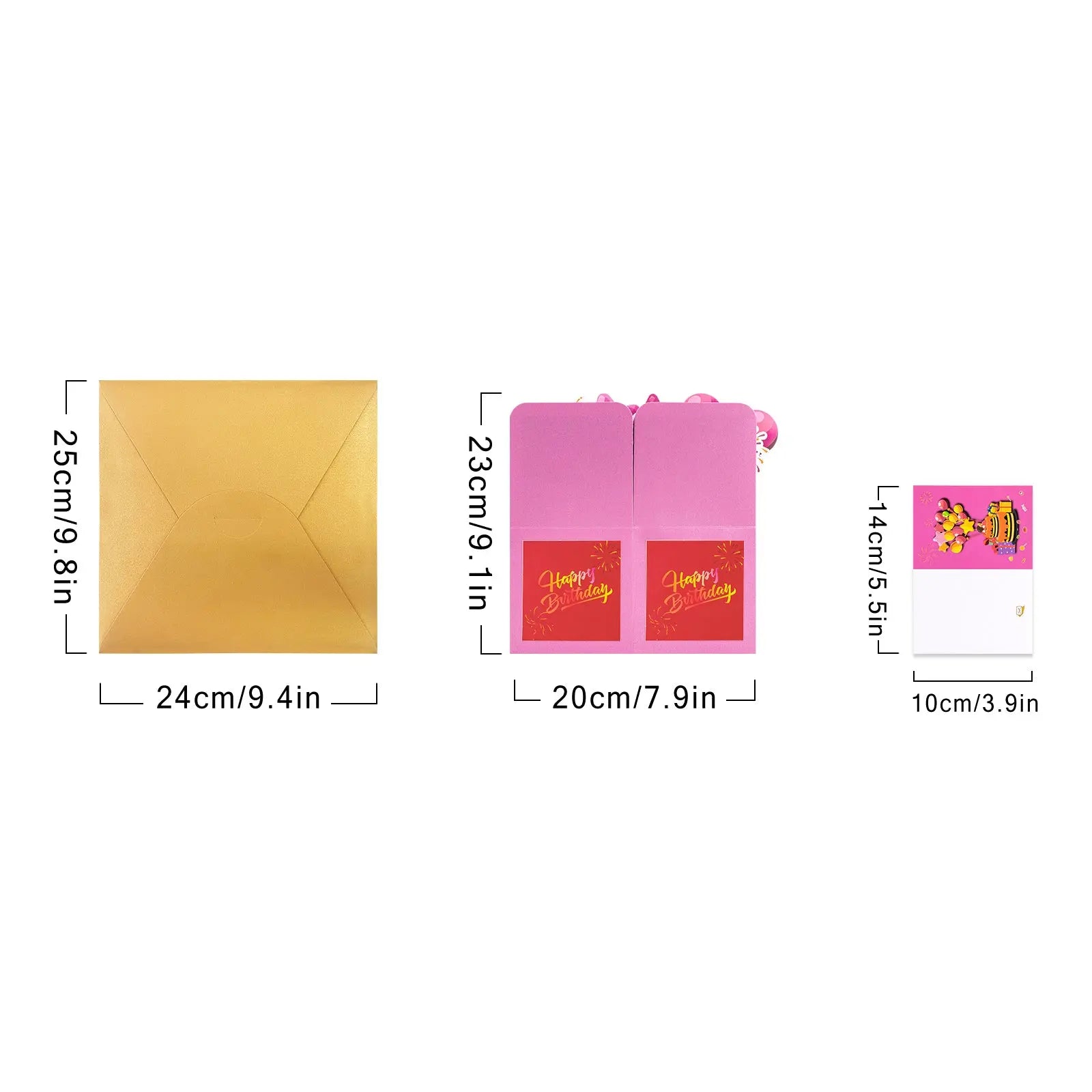 Birthday Celebration Box Pop Up Card - 3D Foldable Box | Creative Birthday Surprise Magic Ants