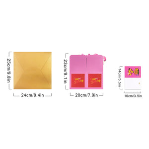 Birthday Celebration Box Pop Up Card - 3D Foldable Box | Creative Birthday Surprise Magic Ants
