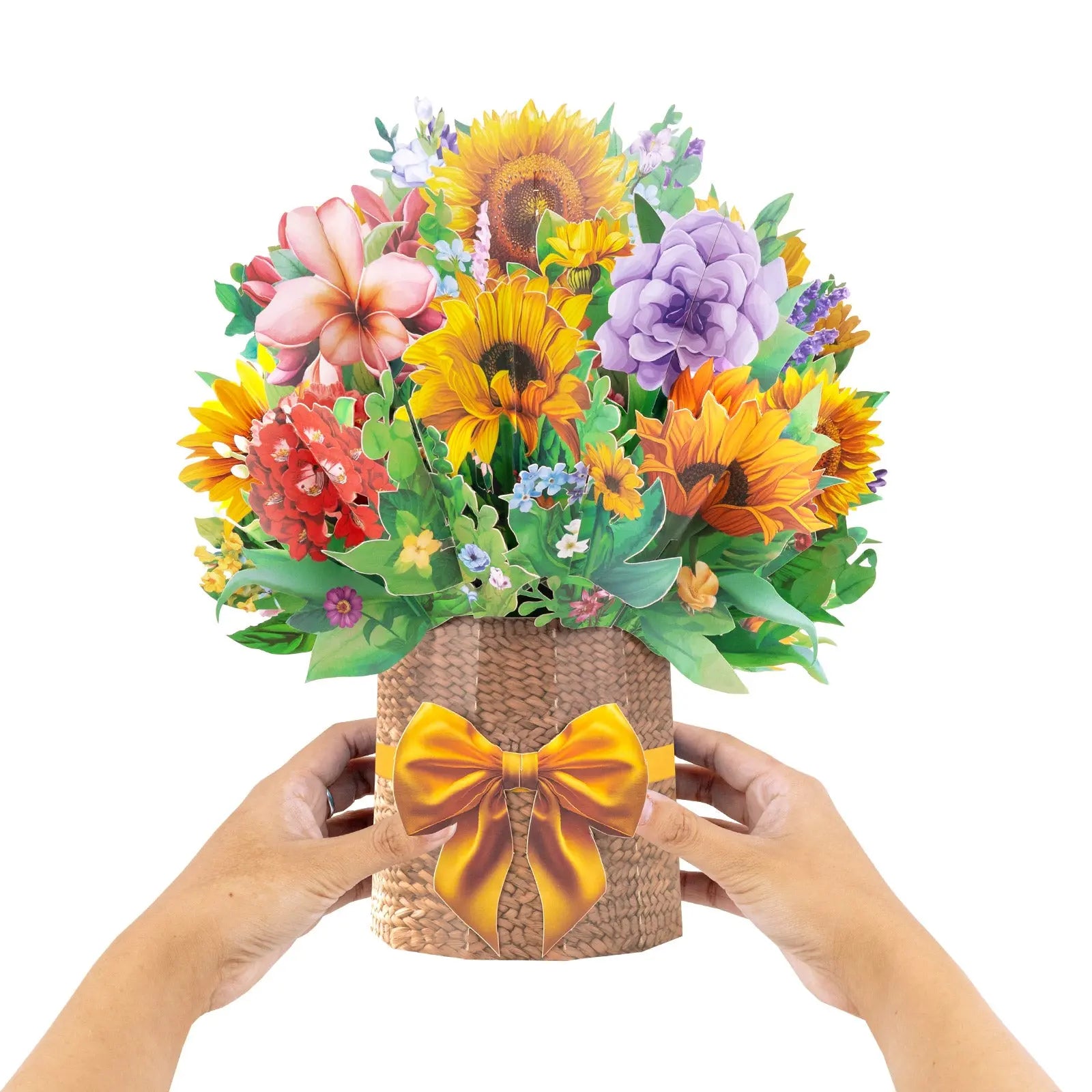 3D Sunflower Bouquet Pop Up Card - Unique Pop-Up Flower Greeting Card for Mother's Day, Birthday, Anniversary & Special Occasions Magic Ants