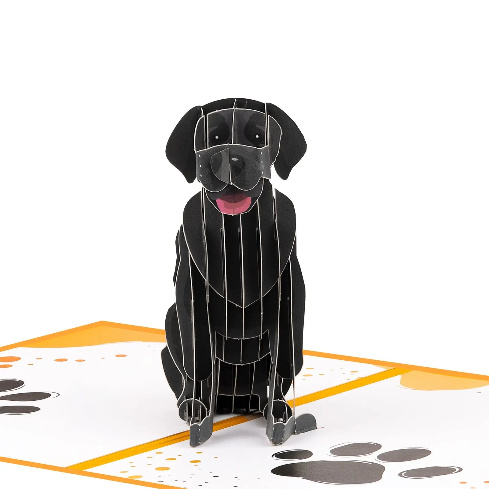 Black Labrador Dog Pop-Up Card for Dog Lovers & Birthdays Magic Ants