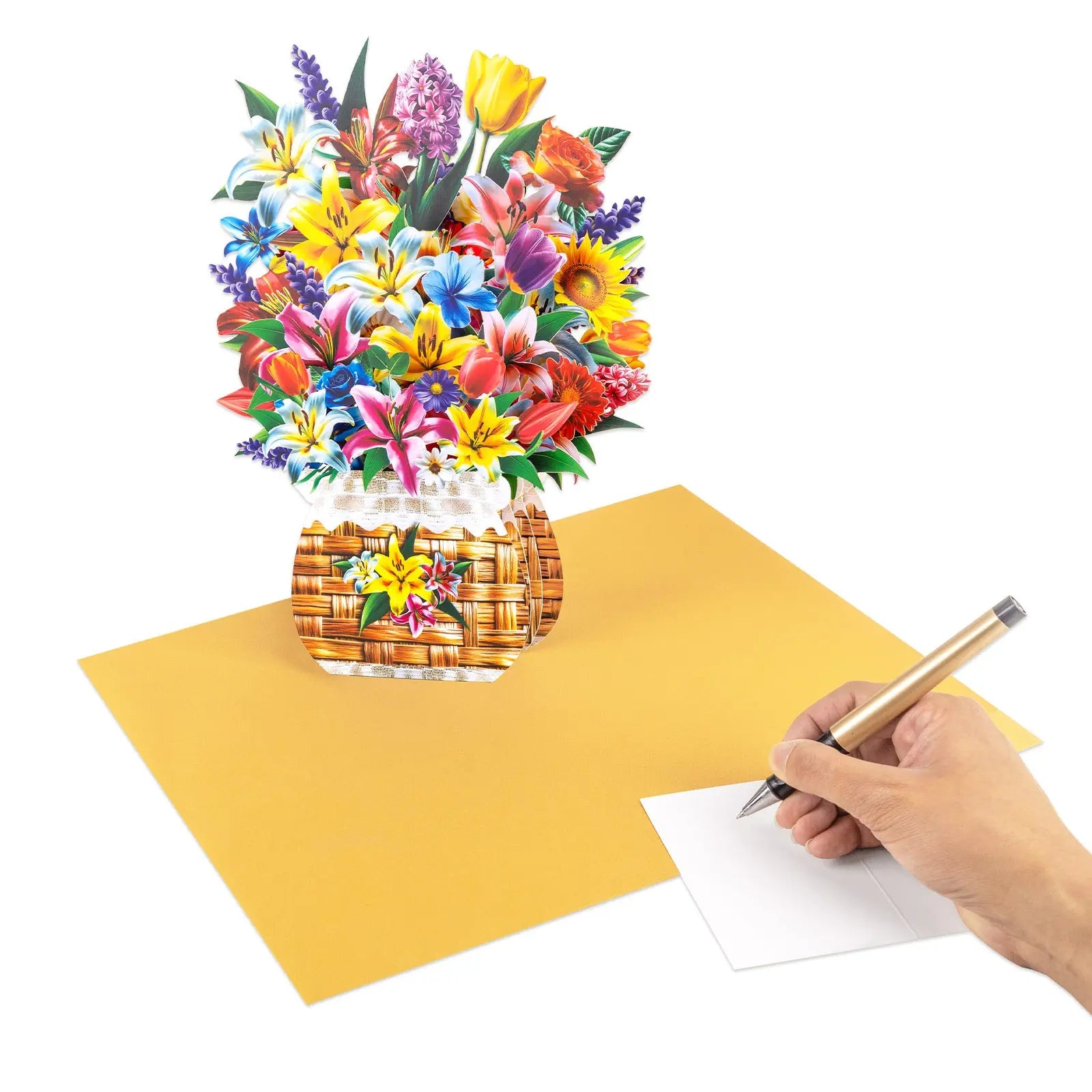 3D Lily Pop-up Bouquet Card - The perfect celebratory gift for special occasions such as Mother's Day, anniversaries, and birthdays Magic Ants