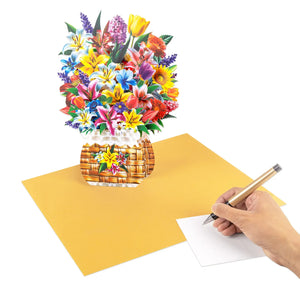 3D Lily Pop-up Bouquet Card - The perfect celebratory gift for special occasions such as Mother's Day, anniversaries, and birthdays Magic Ants