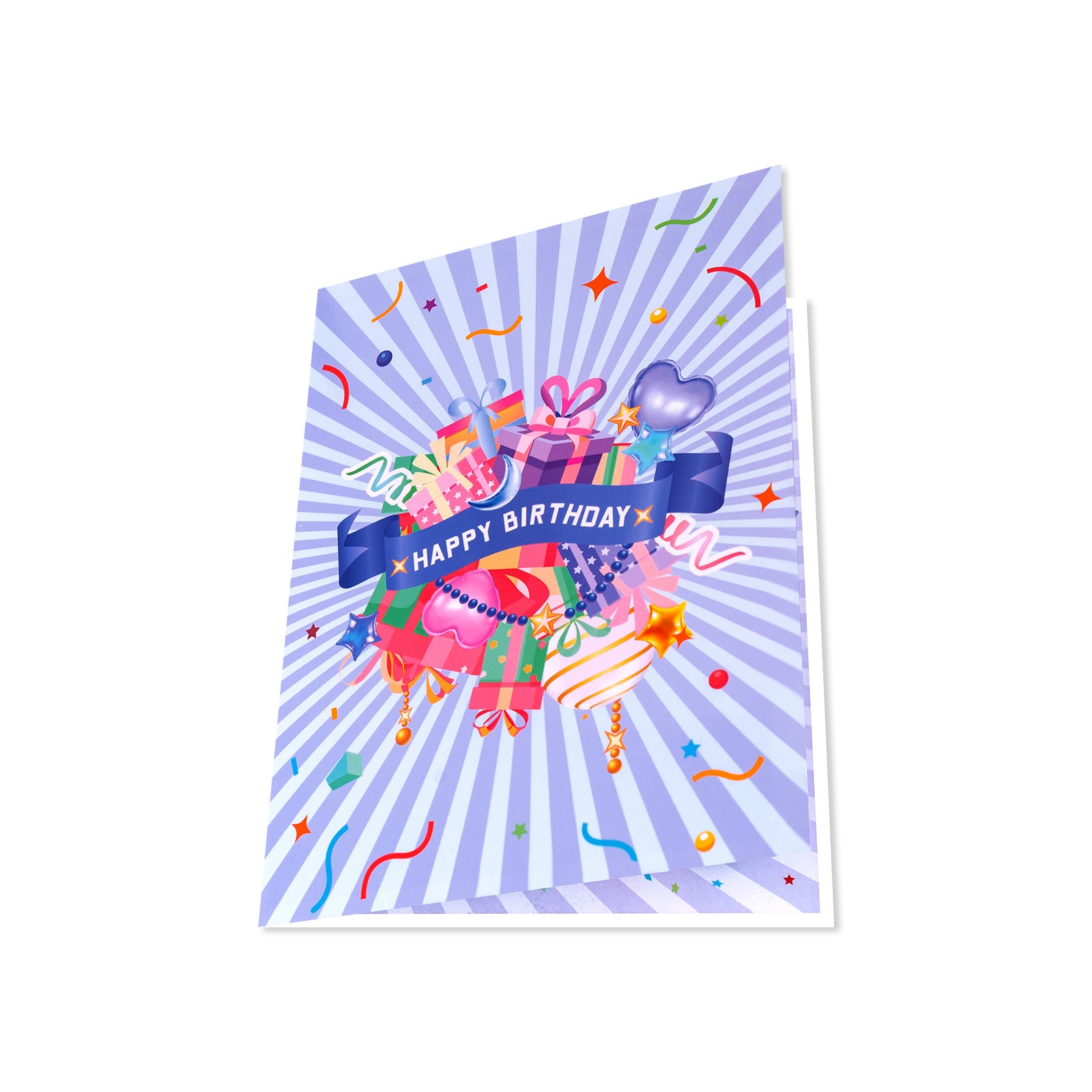 Happy Birthday Pop-Up Card | Gifts and Balloons Design Magic Ants