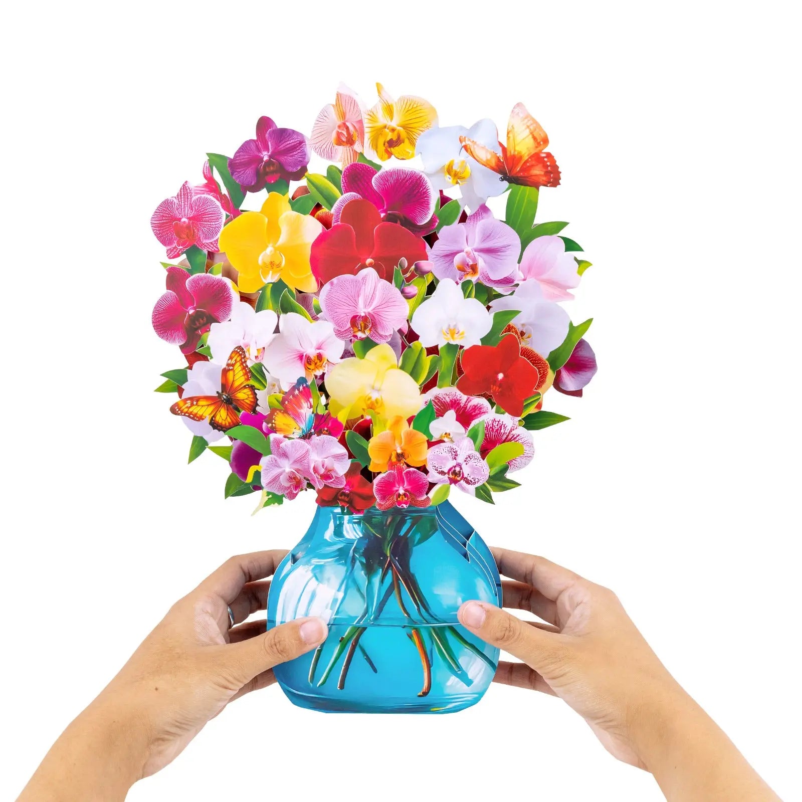 Orchid Pop-up Greeting Card - The perfect celebratory gift for special occasions such as Mother's Day, anniversaries, and birthdays Magic Ants
