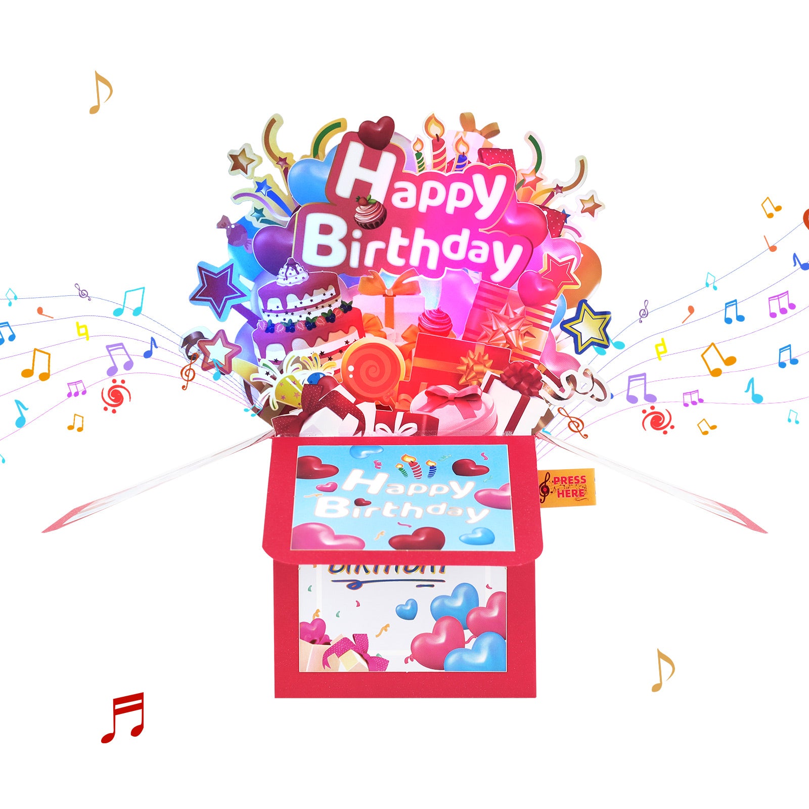 Musical Birthday Pop-Up Card for Sweet Celebrations Magic Ants
