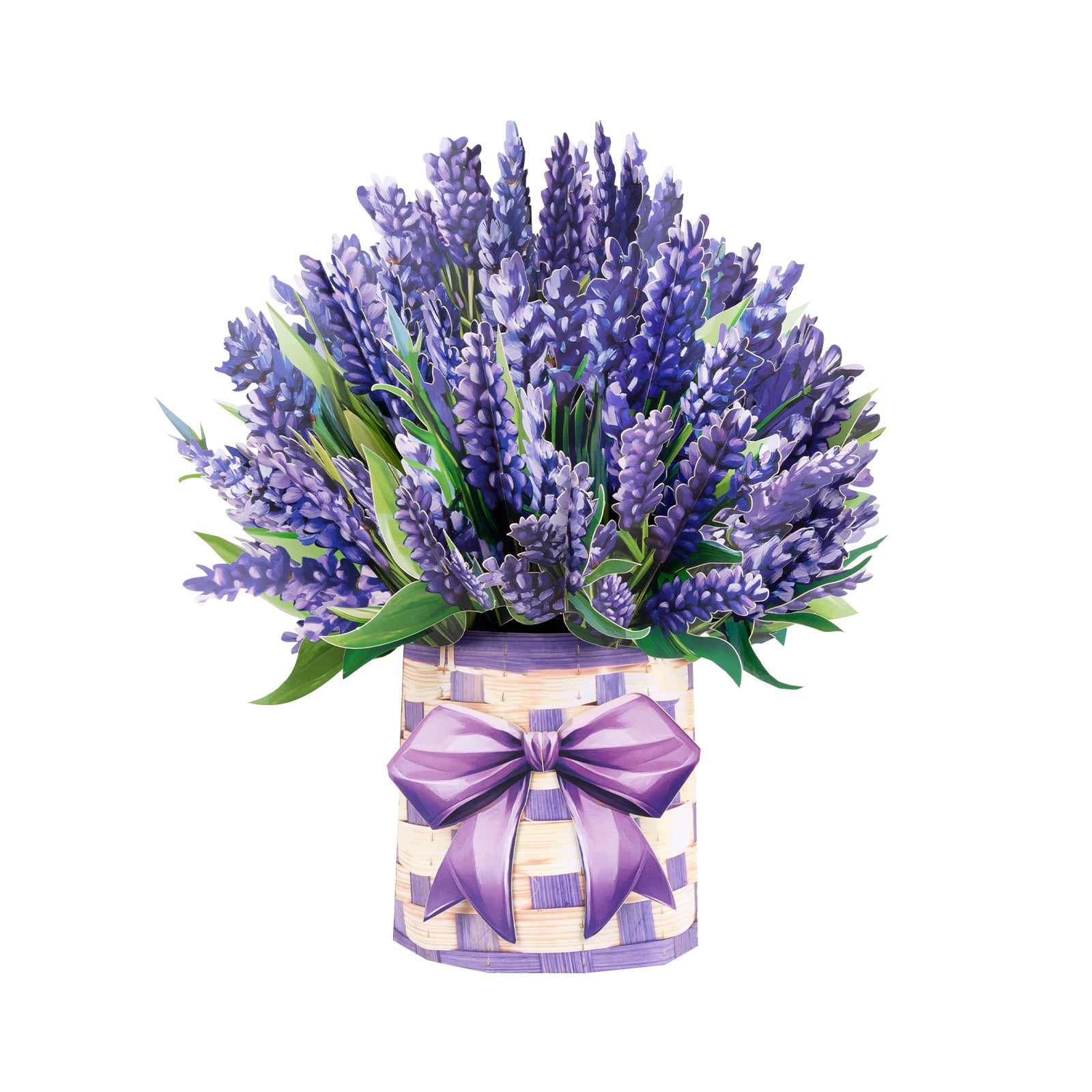 3D Lavender Bouquet Pop Up Card - Unique Pop-Up Flower Greeting Card for Mother's Day, Birthday, Anniversary & Special Occasions Magic Ants