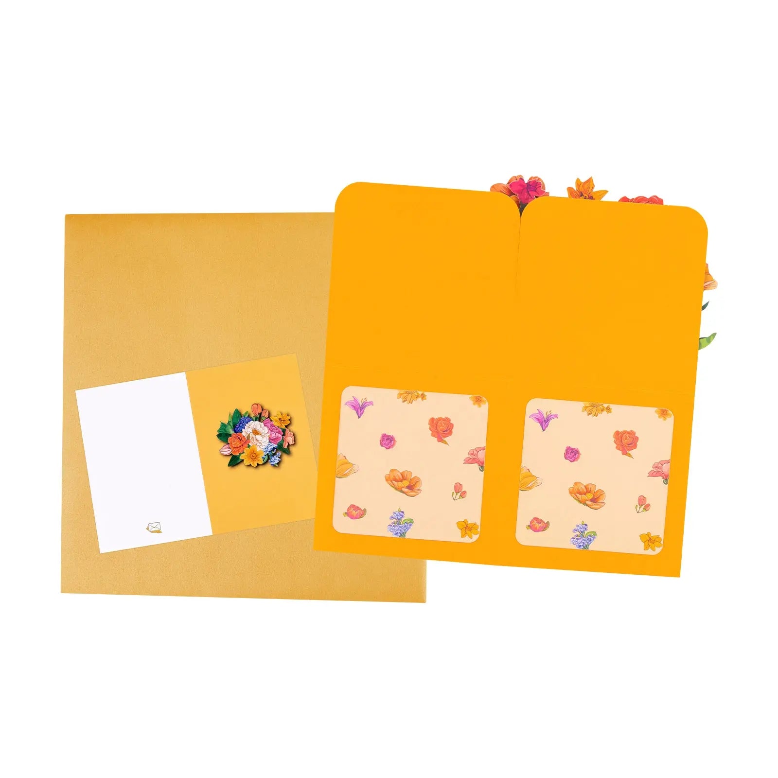 Flowers Bouquet Pop Up Box Card - 3D Bouquet Box | Handmade 3D Card | Unique Gift for Mother's Day, Birthday, Anniversary, Any Occasion Magic Ants