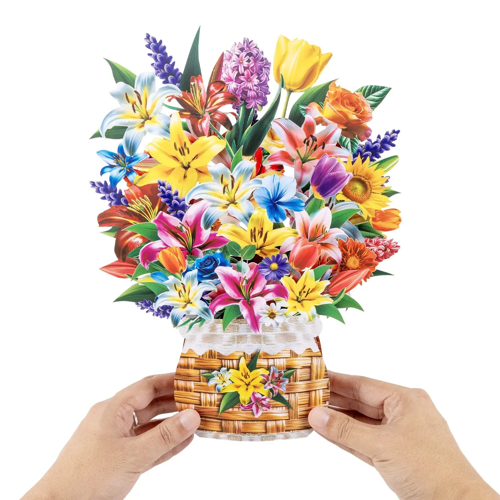 3D Lily Pop-up Bouquet Card - The perfect celebratory gift for special occasions such as Mother's Day, anniversaries, and birthdays Magic Ants