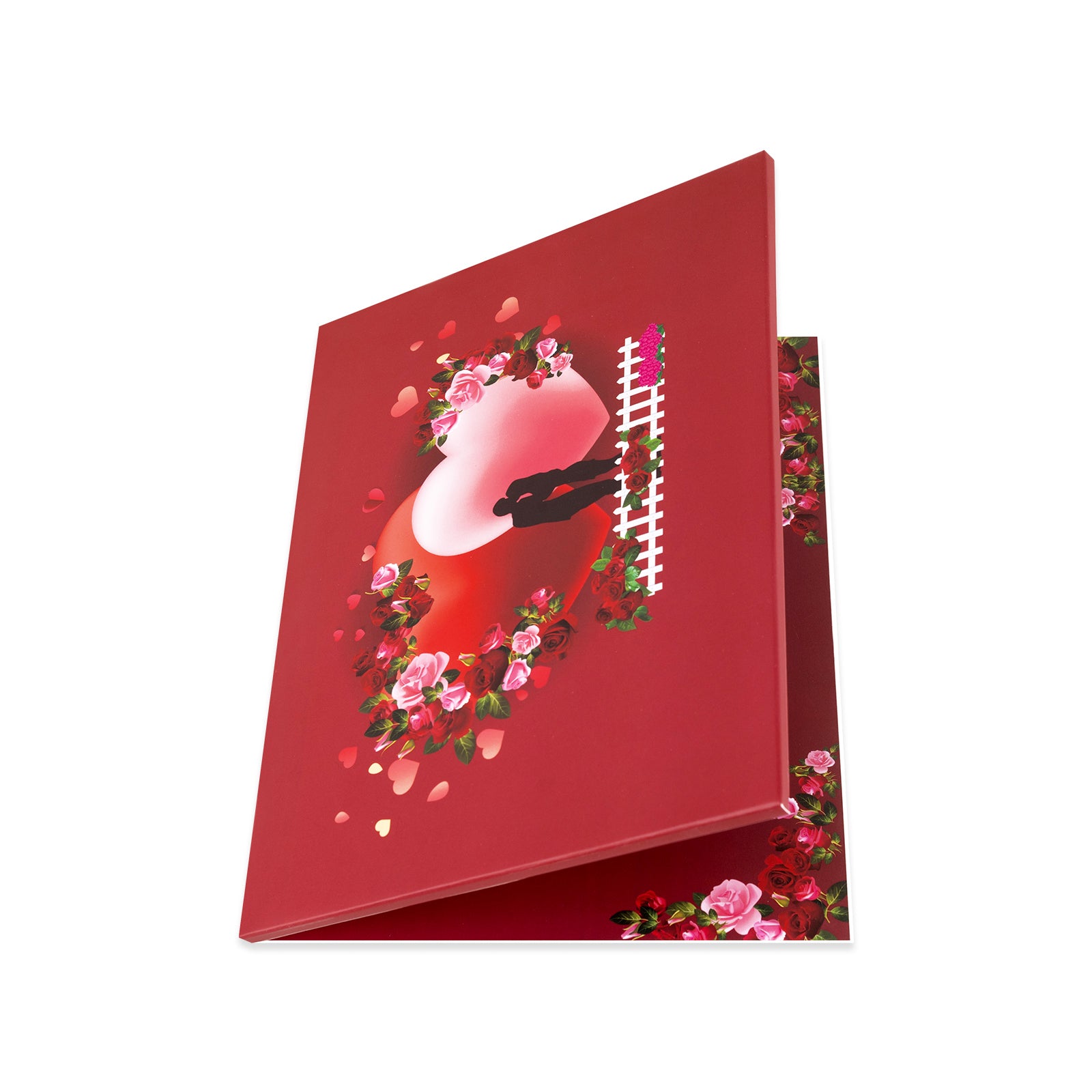 Luxury Musical 3D Pop-Up Valentine's Day Card – Pink Love Explosion with Romantic Instrumental Melody & Colorful Twinkling Lights Magic Ants