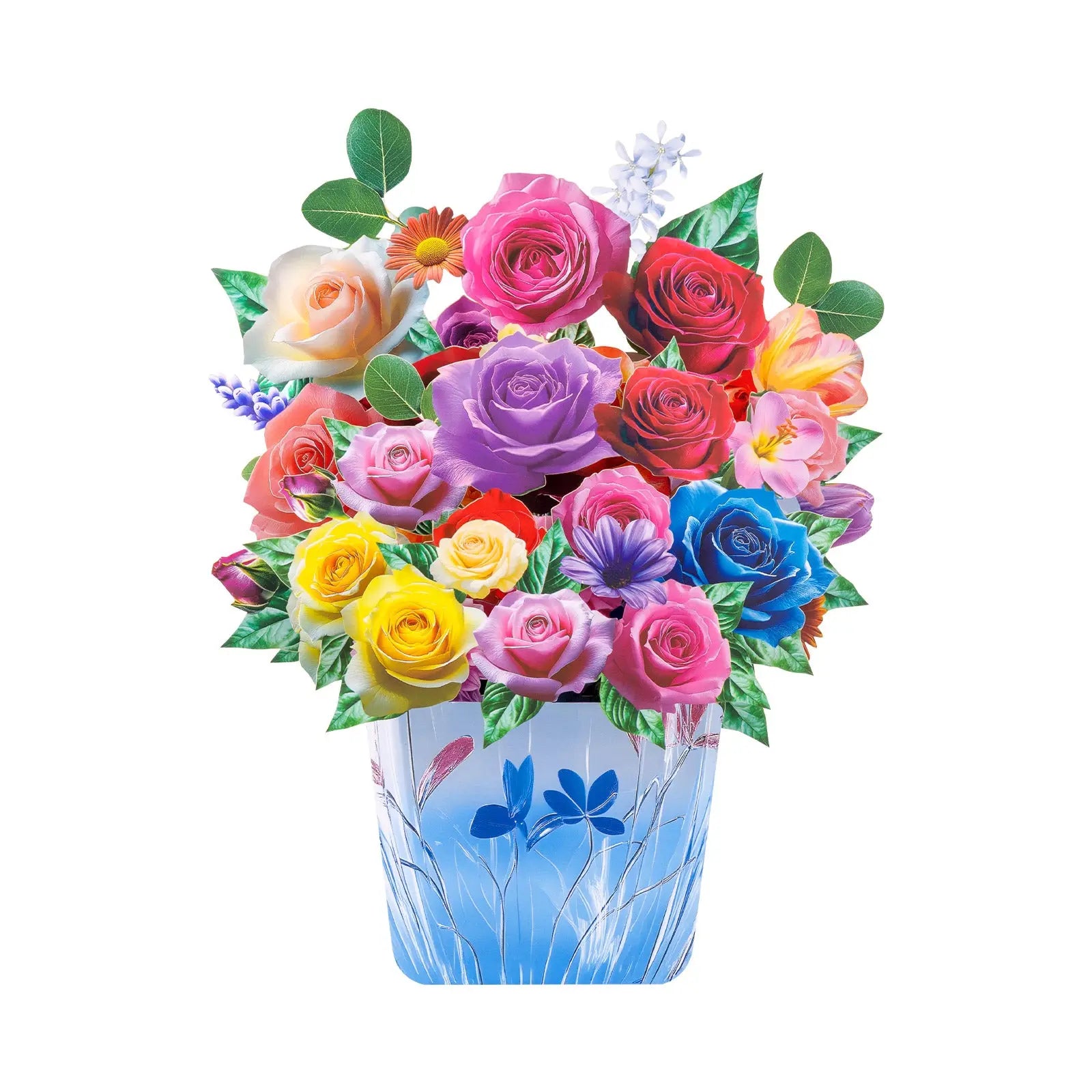 3D Rose Pop-up Bouquet Card - The perfect celebratory gift for special occasions such as Mother's Day, anniversaries, and birthdays Magic Ants