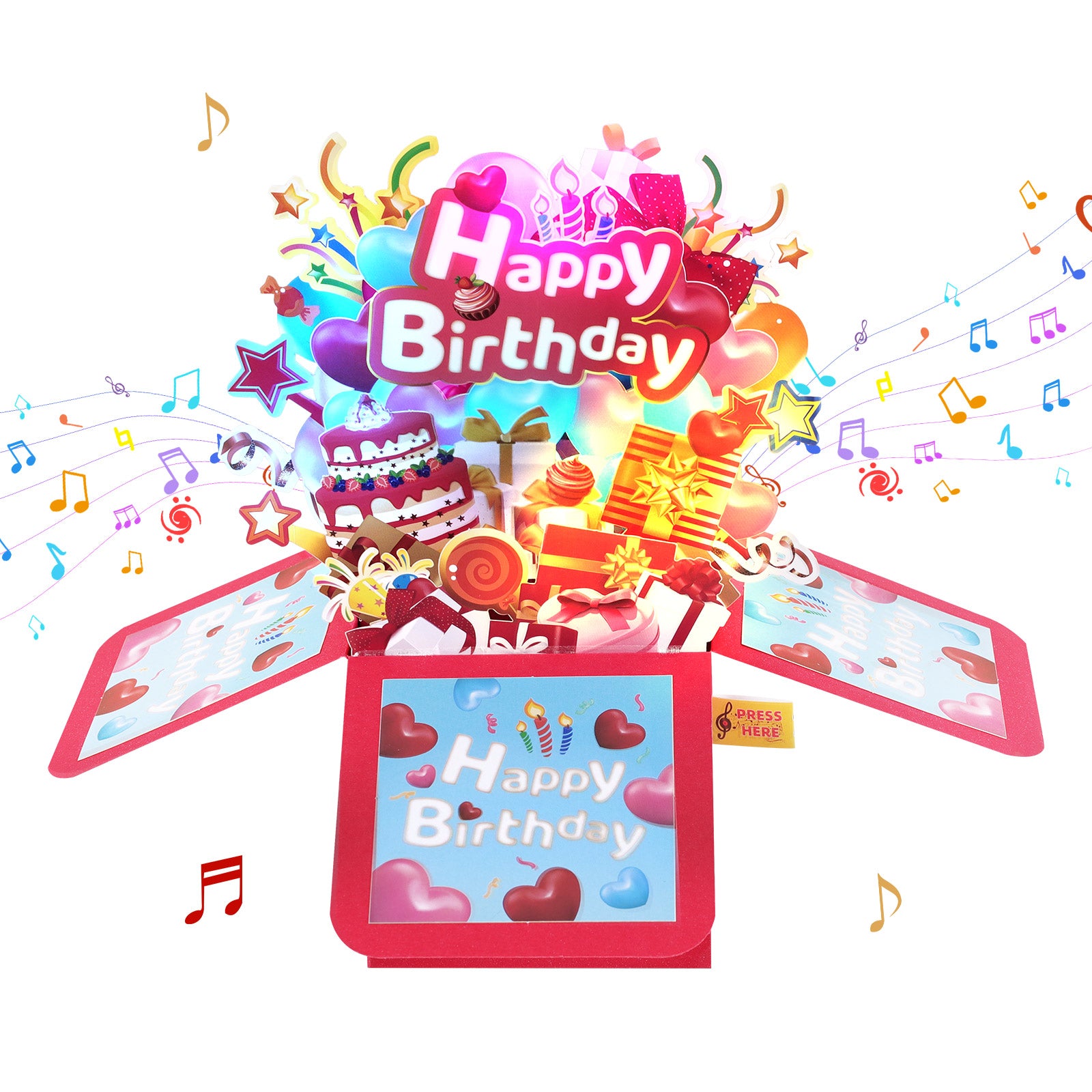 Musical Birthday Pop-Up Card for Sweet Celebrations Magic Ants