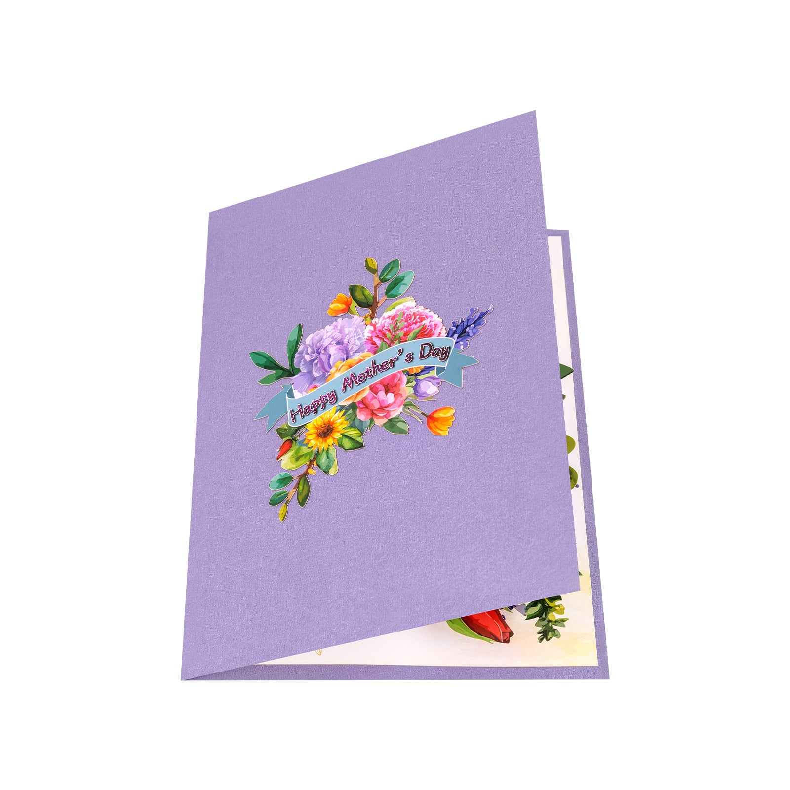 Mother's Day Pop-Up Card | Carnation Flowers Design Magic Ants
