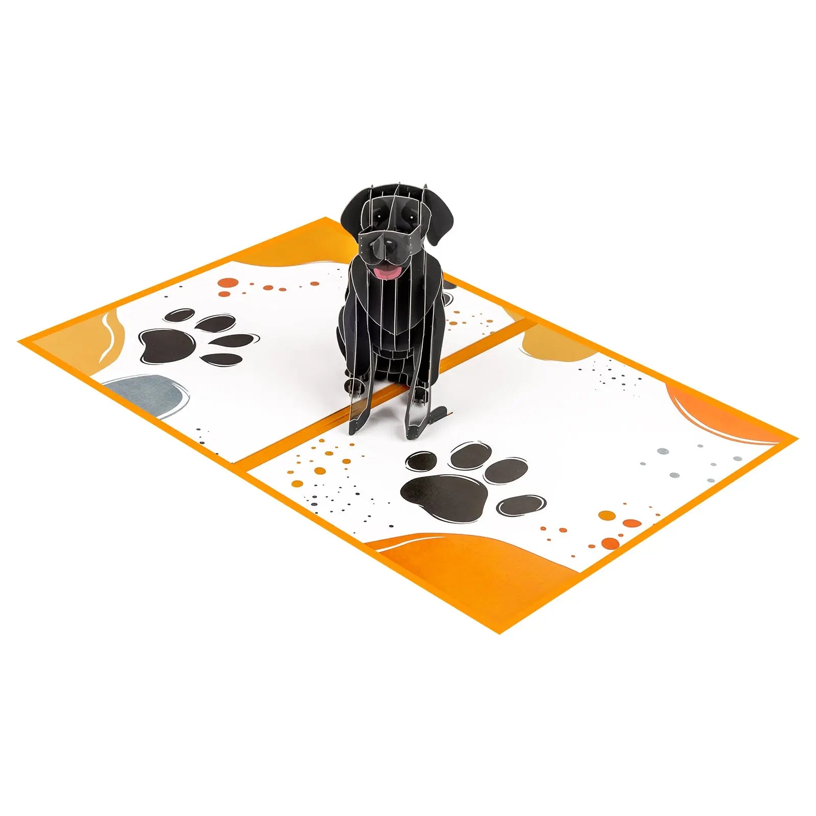 Black Labrador Dog Pop-Up Card for Dog Lovers & Birthdays Magic Ants
