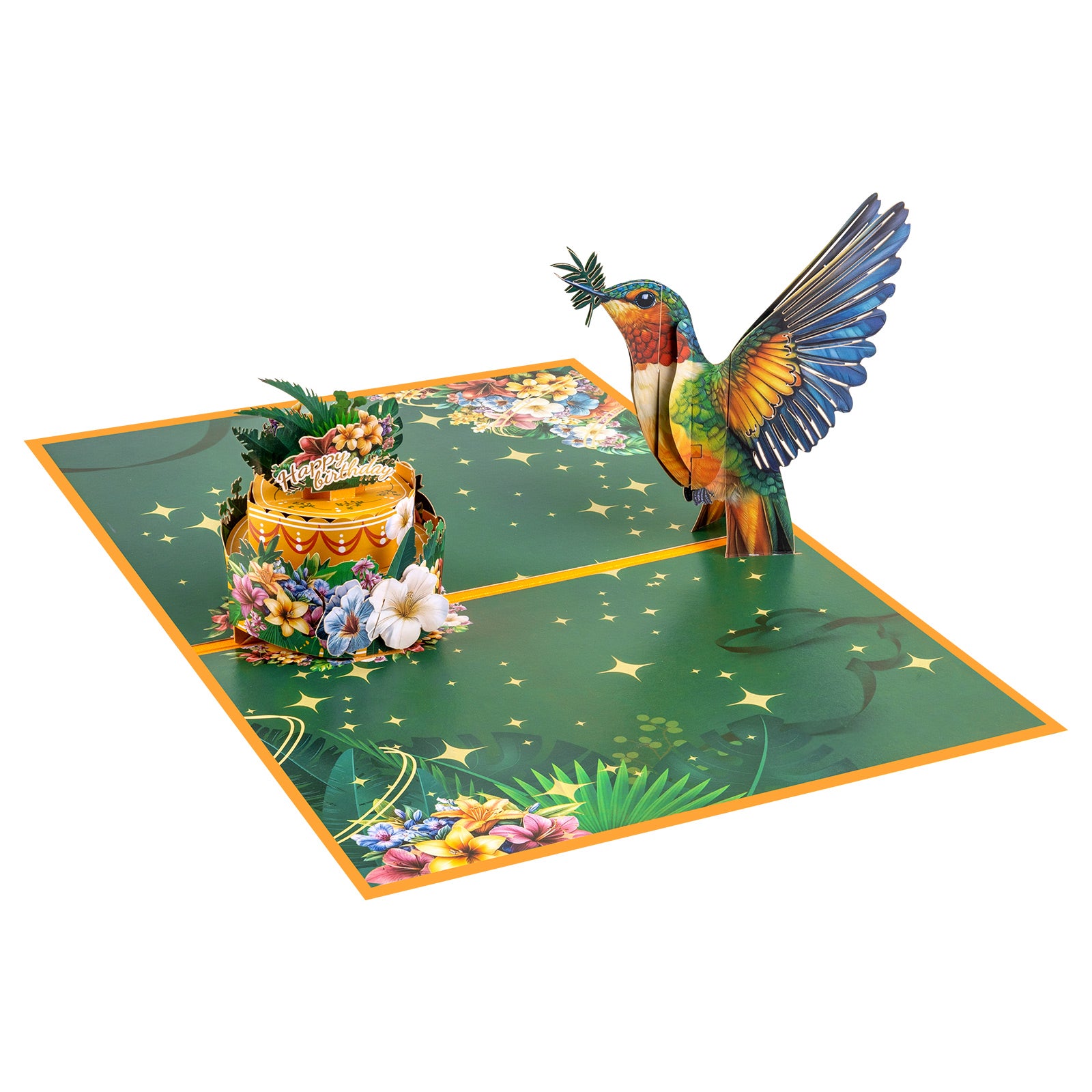 Hummingbird Birthday Pop-Up Card Magic Ants
