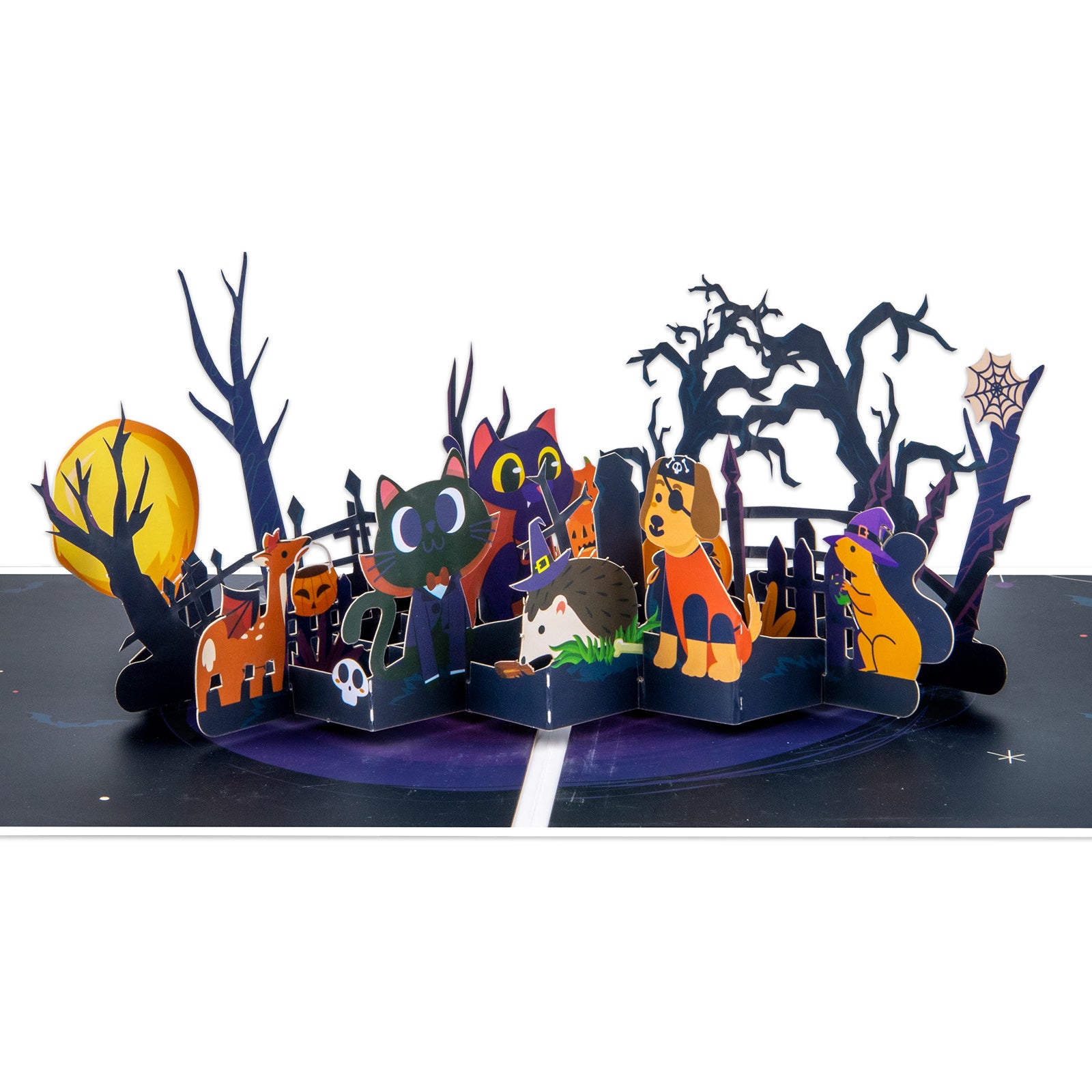 Halloween Pop Up Card - Creative 3D Greeting for Trick or Treat & Party Fun