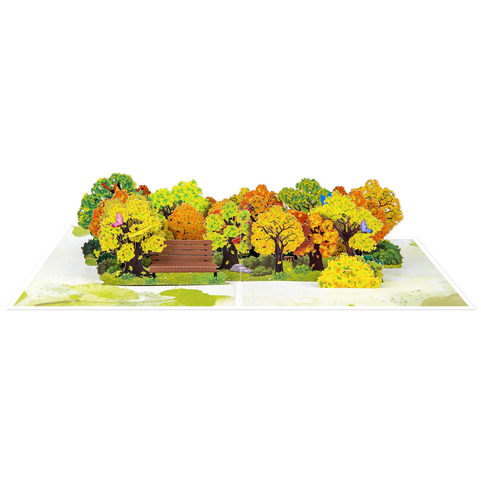 Ginkgo Tree Grove 3D Pop-up Card for Mother's Day, Birthday