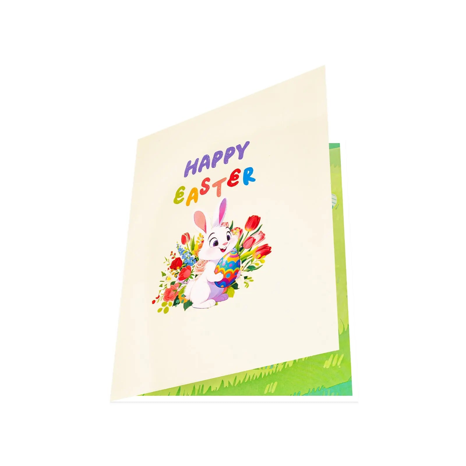 Cheerful Easter Pop-Up Card | Colorful 3D Happy Easter Lettering Design Magic Ants