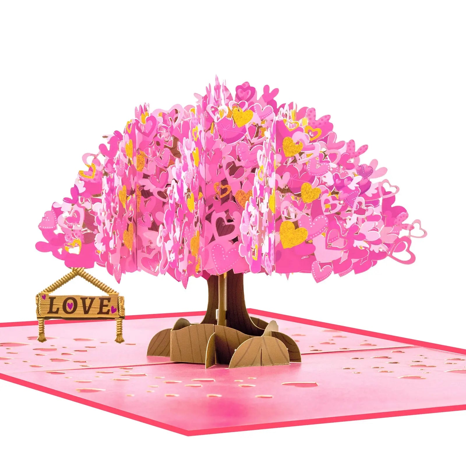 Love Tree Pop up Card - 3D Valentine's Day Greeting Cards | Perfect Gift for Anniversary, Special Moments Magic Ants