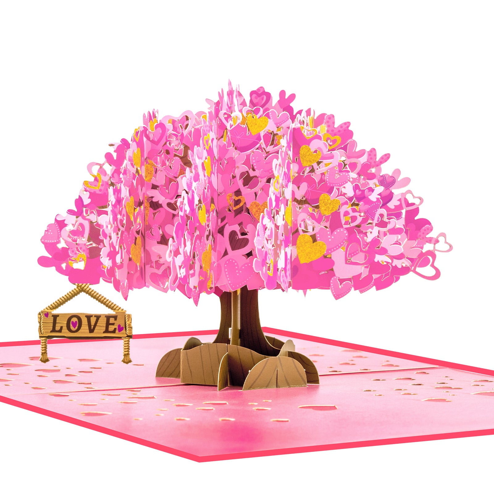 Love Tree Pop up Card - 3D Valentine's Day Greeting Cards | Perfect Gift for Anniversary, Special Moments Magic Ants
