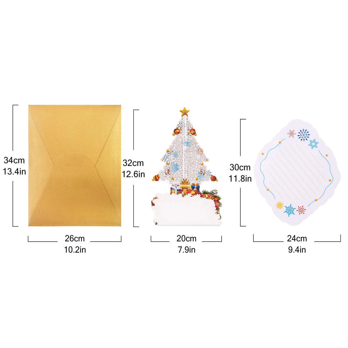 Pop-Up Christmas Tree Card & Tabletop Decoration