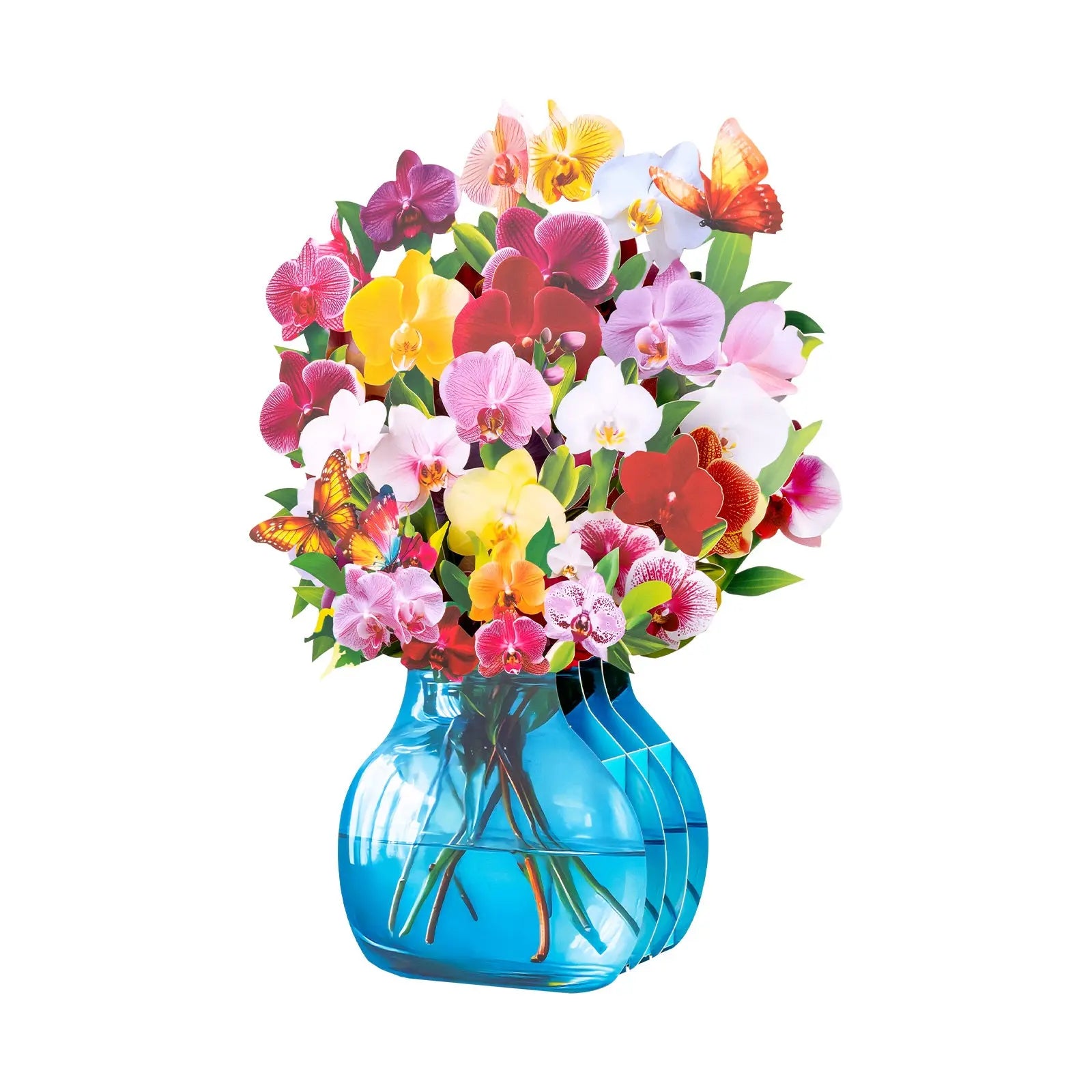 Orchid Pop-up Greeting Card - The perfect celebratory gift for special occasions such as Mother's Day, anniversaries, and birthdays Magic Ants
