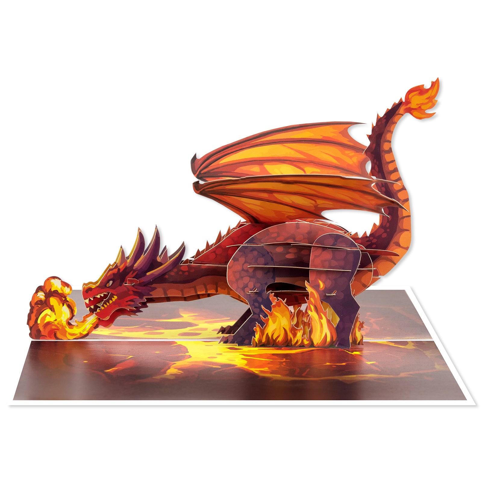 Dragon Pop-Up Card for Fantasy Fans, Birthdays & Celebrations Magic Ants