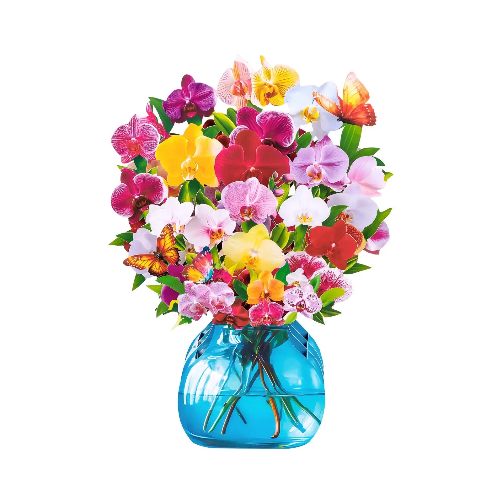 Orchid Pop-up Greeting Card - The perfect celebratory gift for special occasions such as Mother's Day, anniversaries, and birthdays Magic Ants