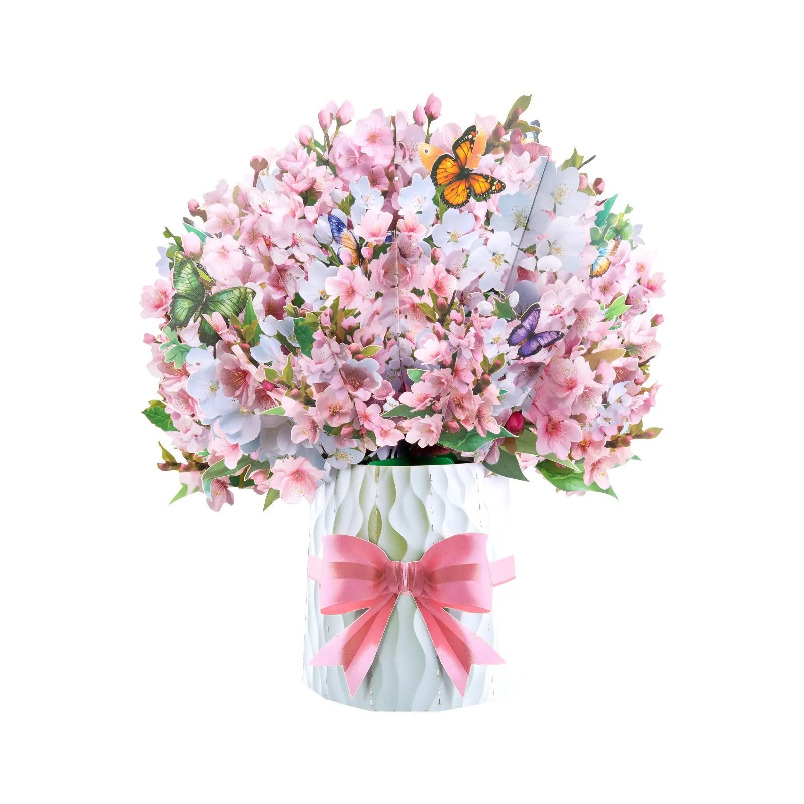 3D Cherry Blossom Bouquet Pop Up Card - Unique Pop-Up Flower Greeting Card for Mother's Day, Birthday, Anniversary & Special Occasions Magic Ants