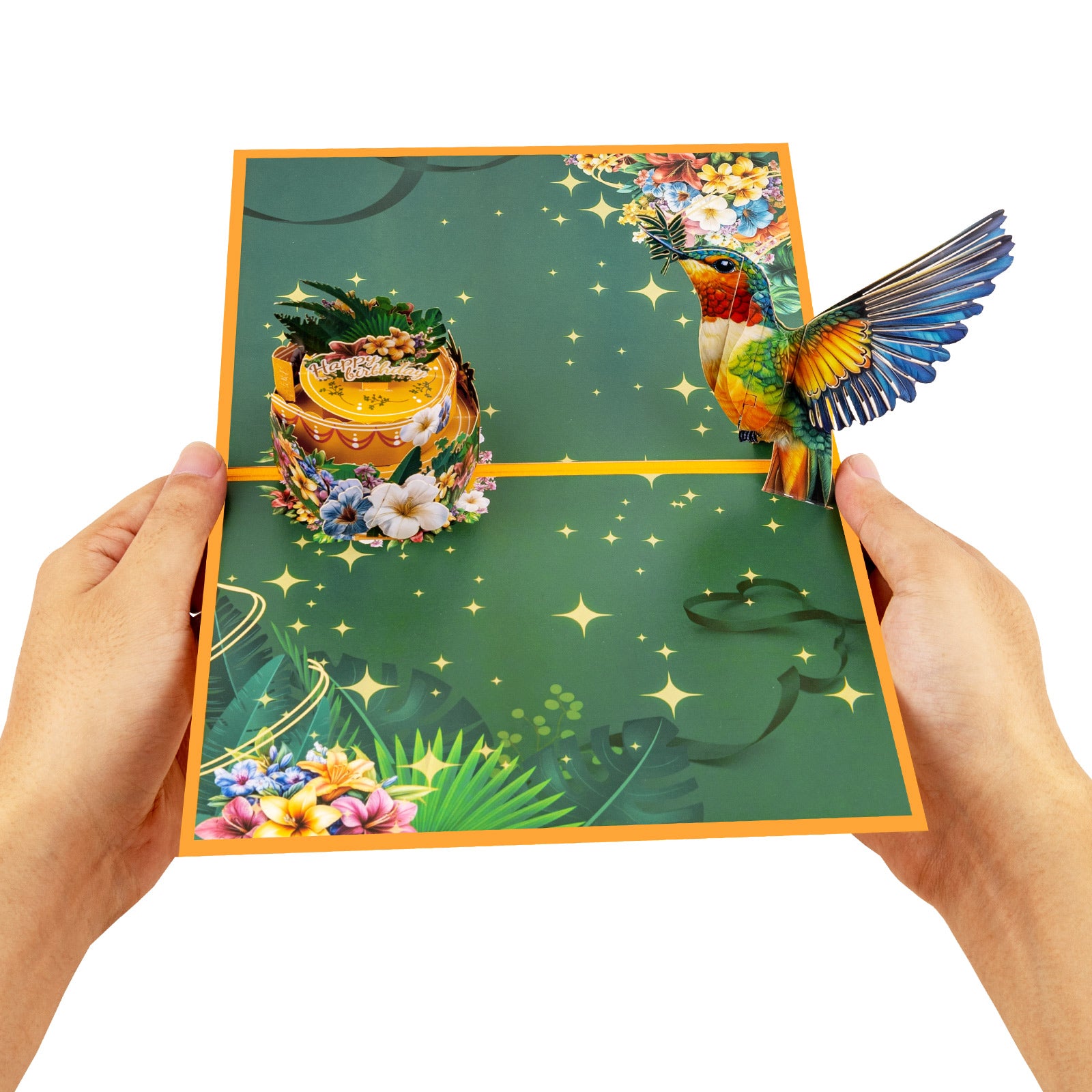 Hummingbird Birthday Pop-Up Card Magic Ants