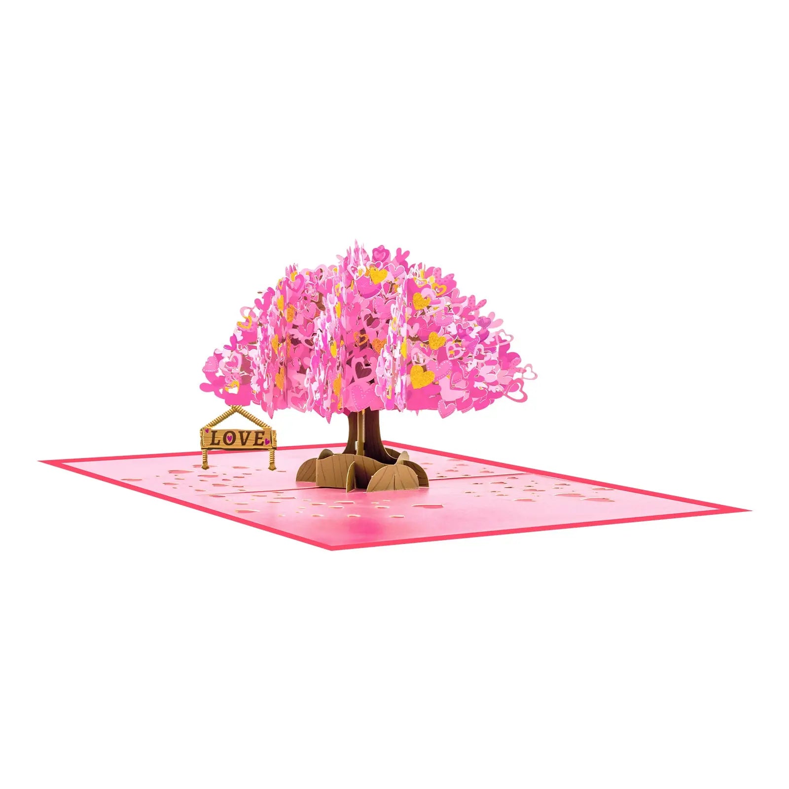 Love Tree Pop up Card - 3D Valentine's Day Greeting Cards | Perfect Gift for Anniversary, Special Moments Magic Ants