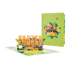 Easter Sunday Pop-Up Card | 3D Lettering Design Magic Ants