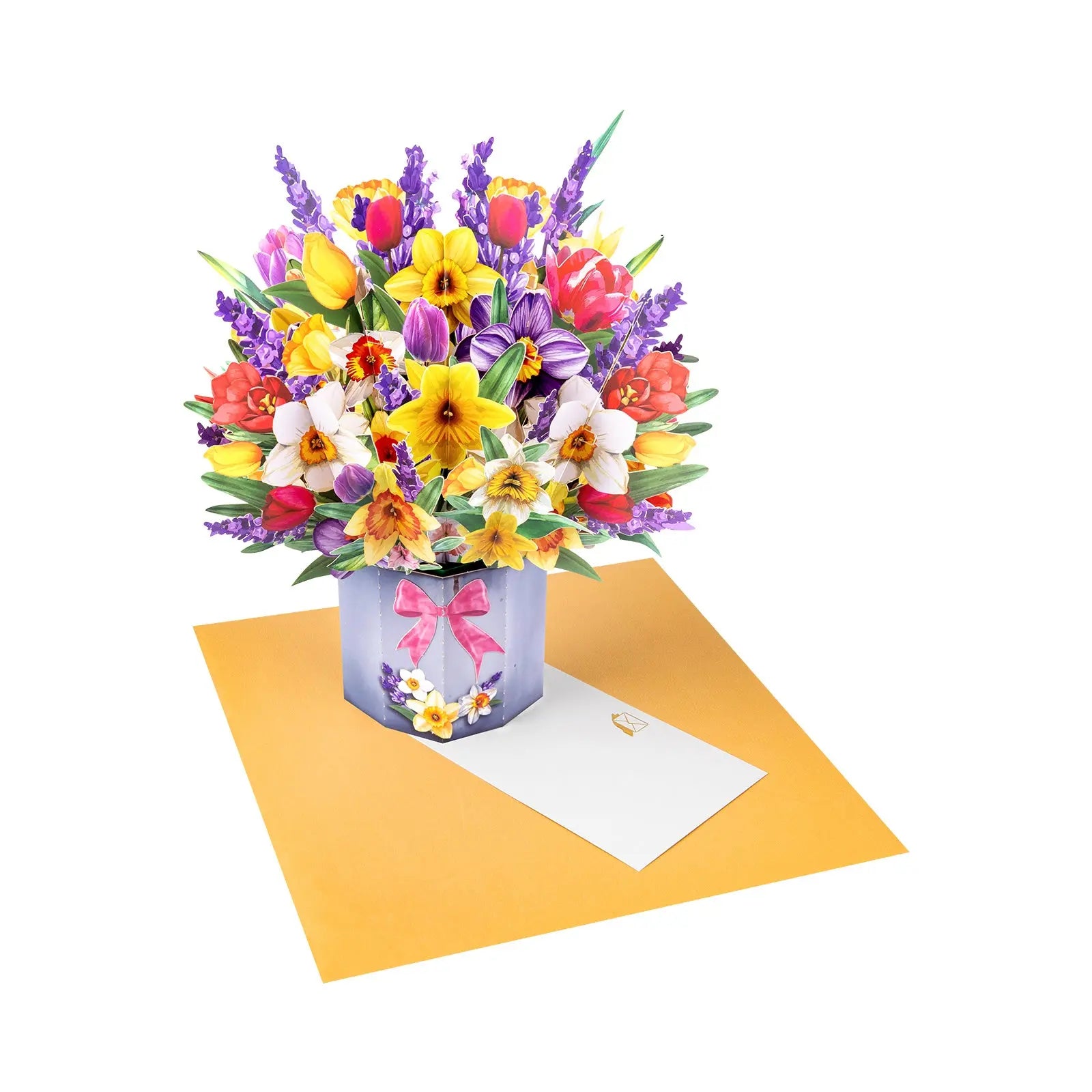 3D Flowers Bouquet Pop Up Card - Perfect Gift for Birthday & Mother's Day Magic Ants