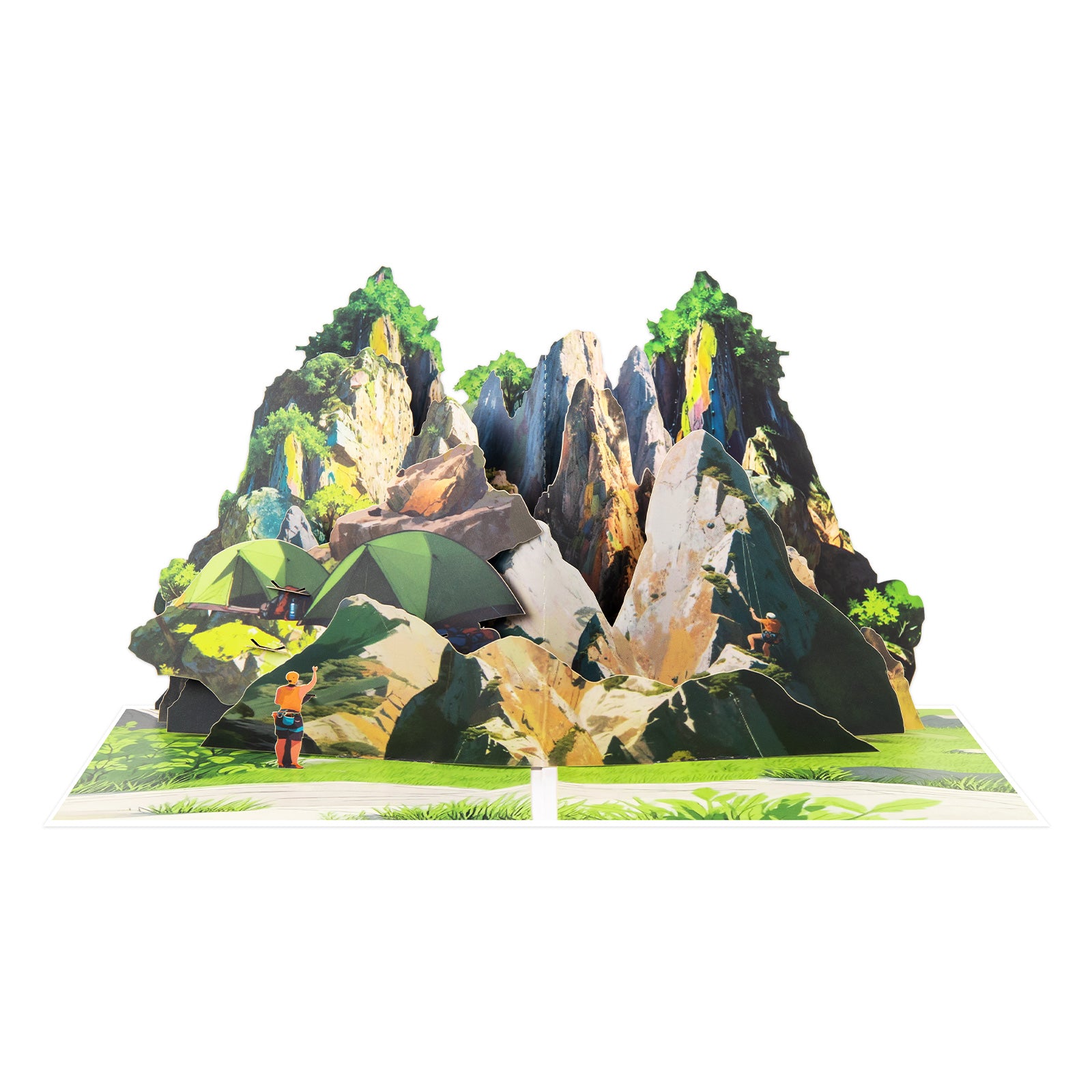 Rock Climbing 3D Pop-Up Card | Personalized Adventure Greeting Card for Climbers & Outdoor Lovers