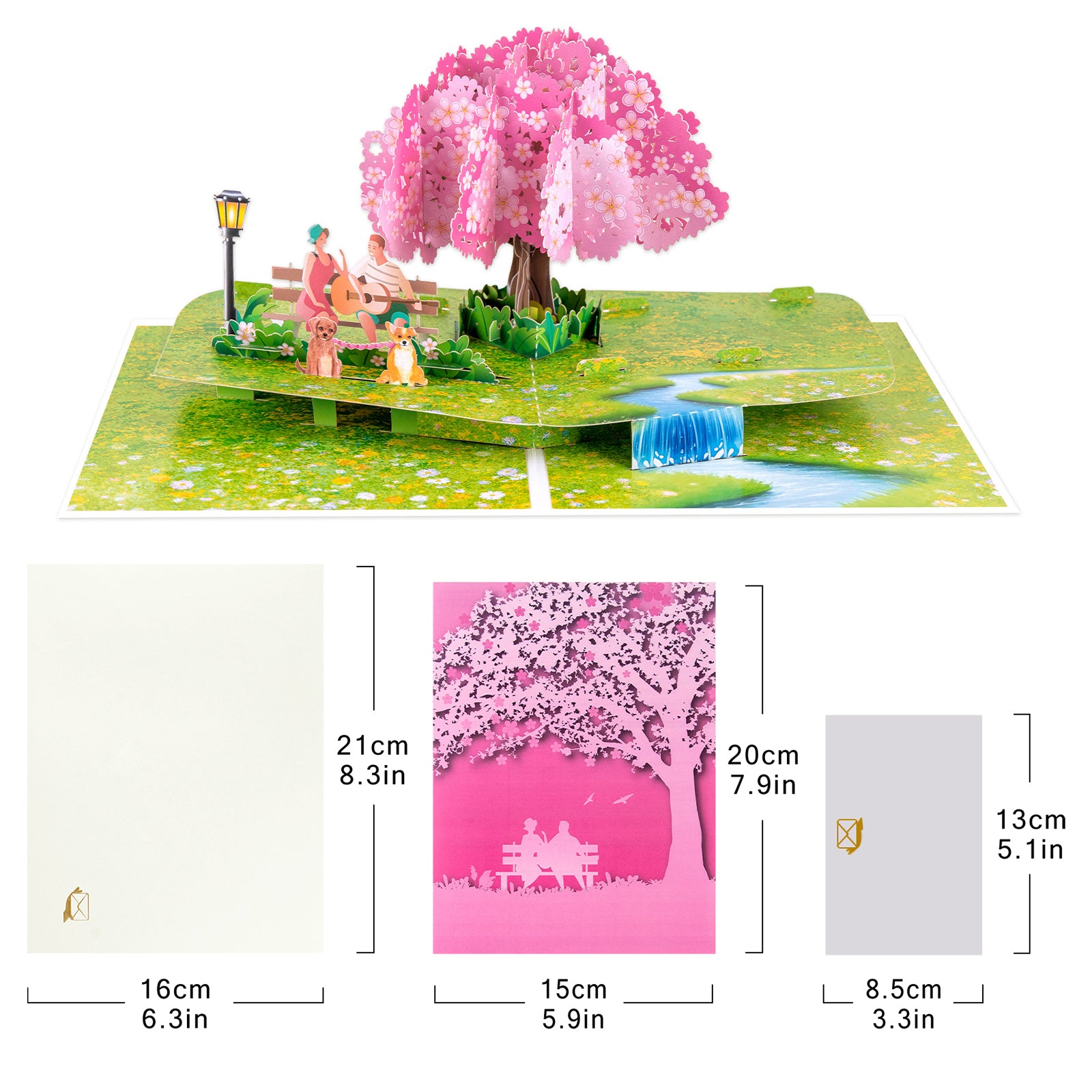 Romantic Love Pop up Card - Perfect Gift for Valentine's Day, Birthday, Wedding, Anniversary Magic Ants