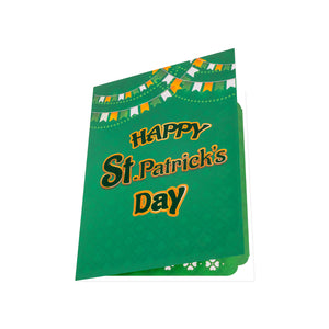 St. Patrick's Day Pop-Up Card with 3D Lettering Magic Ants