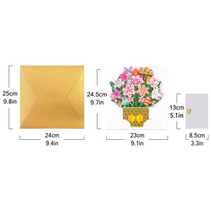 Easter 3D Bouquet Pop Up Card - Perfect for Easter Magic Ants