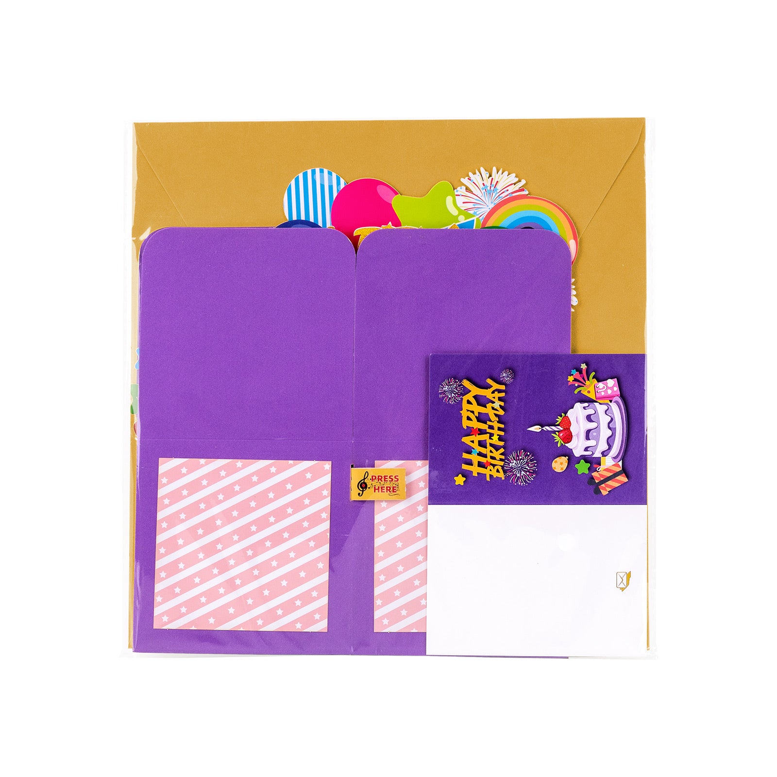 Musical Birthday Pop-Up Card with Lights and Music Magic Ants