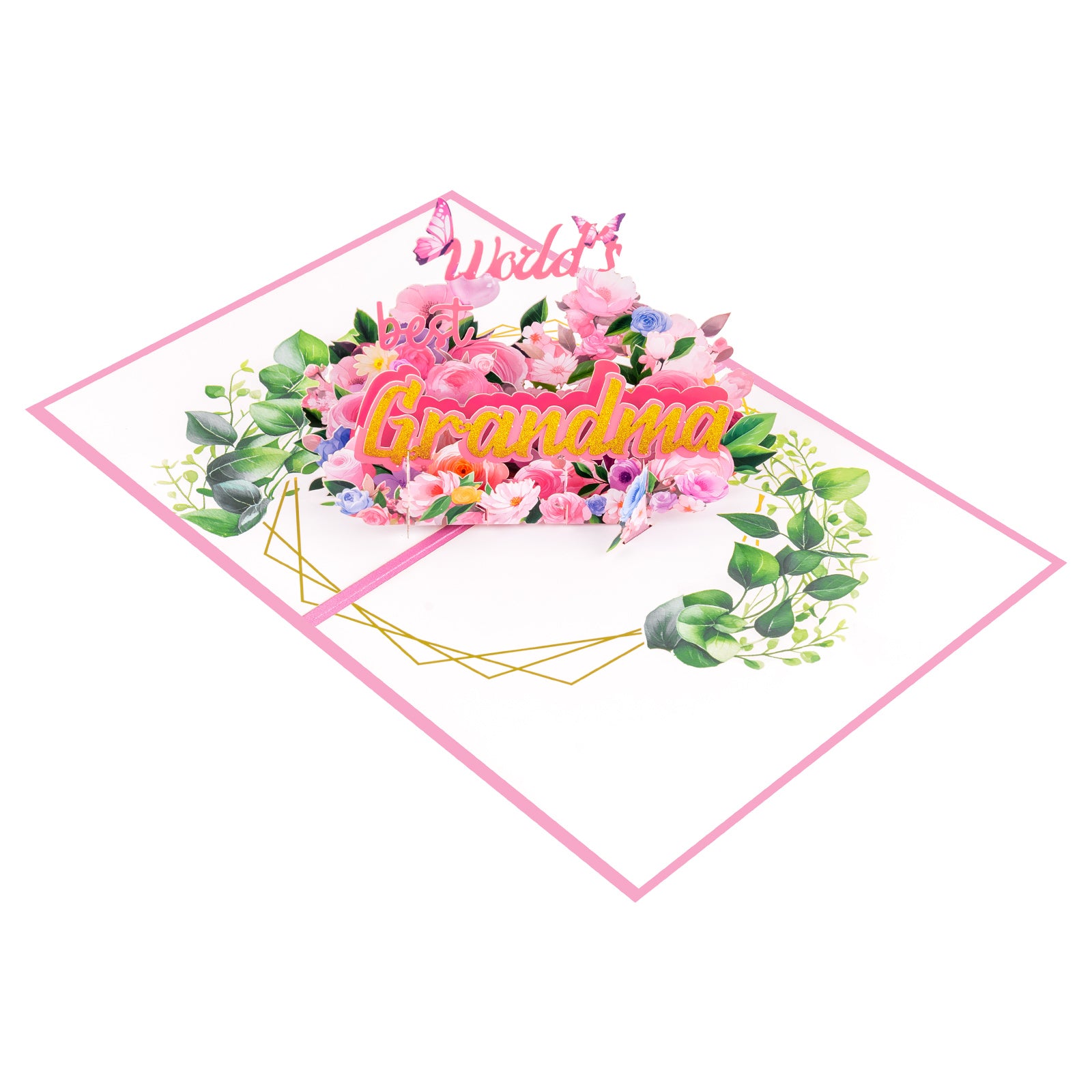 3D Grandmother Pop-up Card for Mother's Day Magic Ants