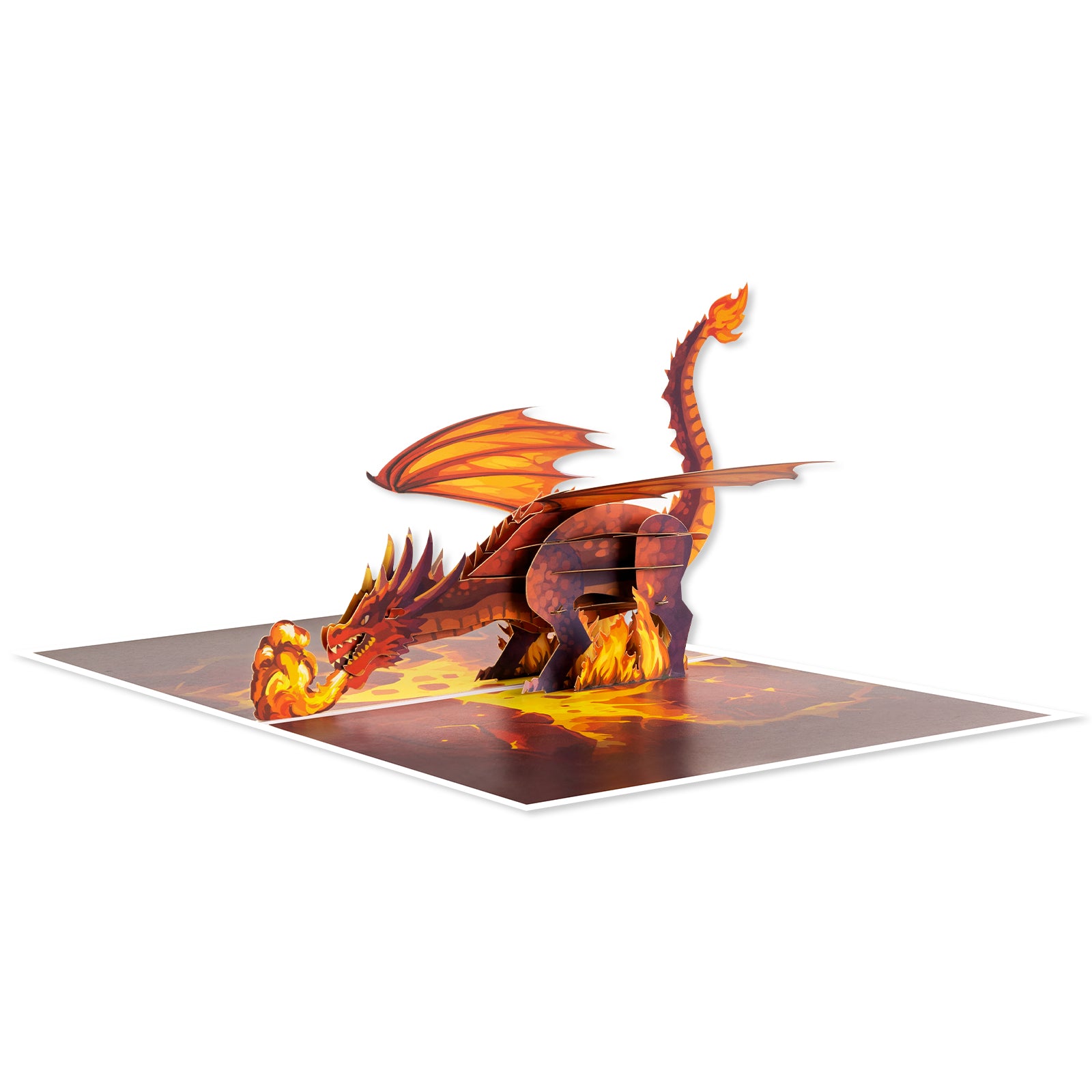Dragon Pop-Up Card for Fantasy Fans, Birthdays & Celebrations Magic Ants